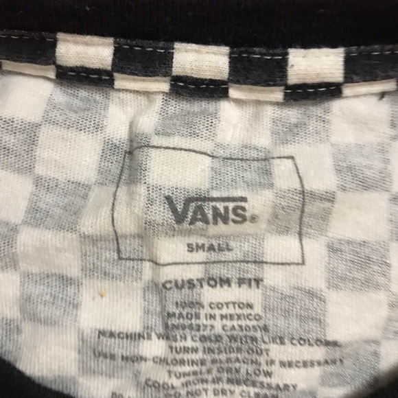 Vans checkered t shirt men’s - Picture 3 of 4